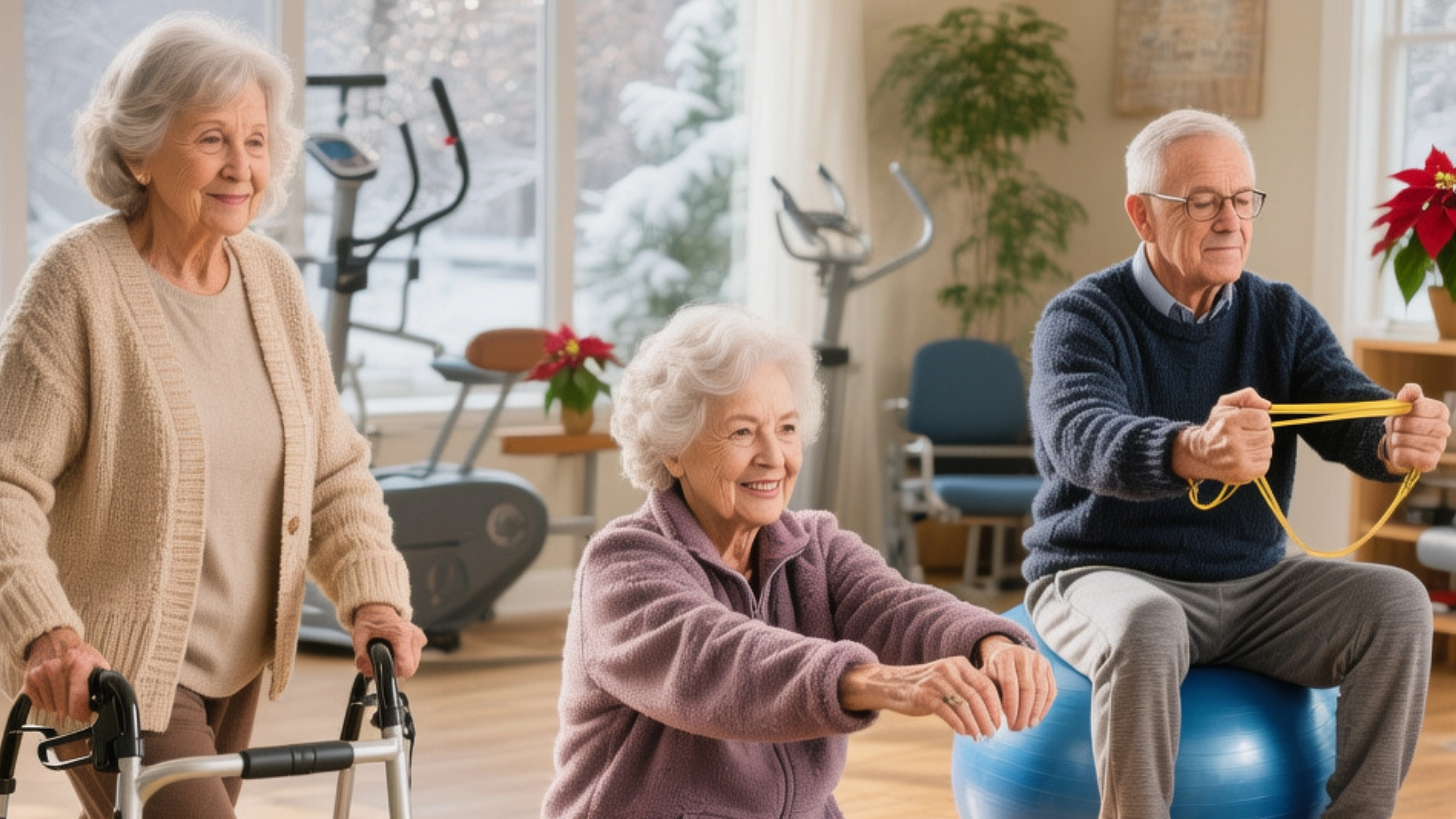 4 Ways Seniors Can Stay Healthy, Active, and Engaged in Physical Therapy This Winter