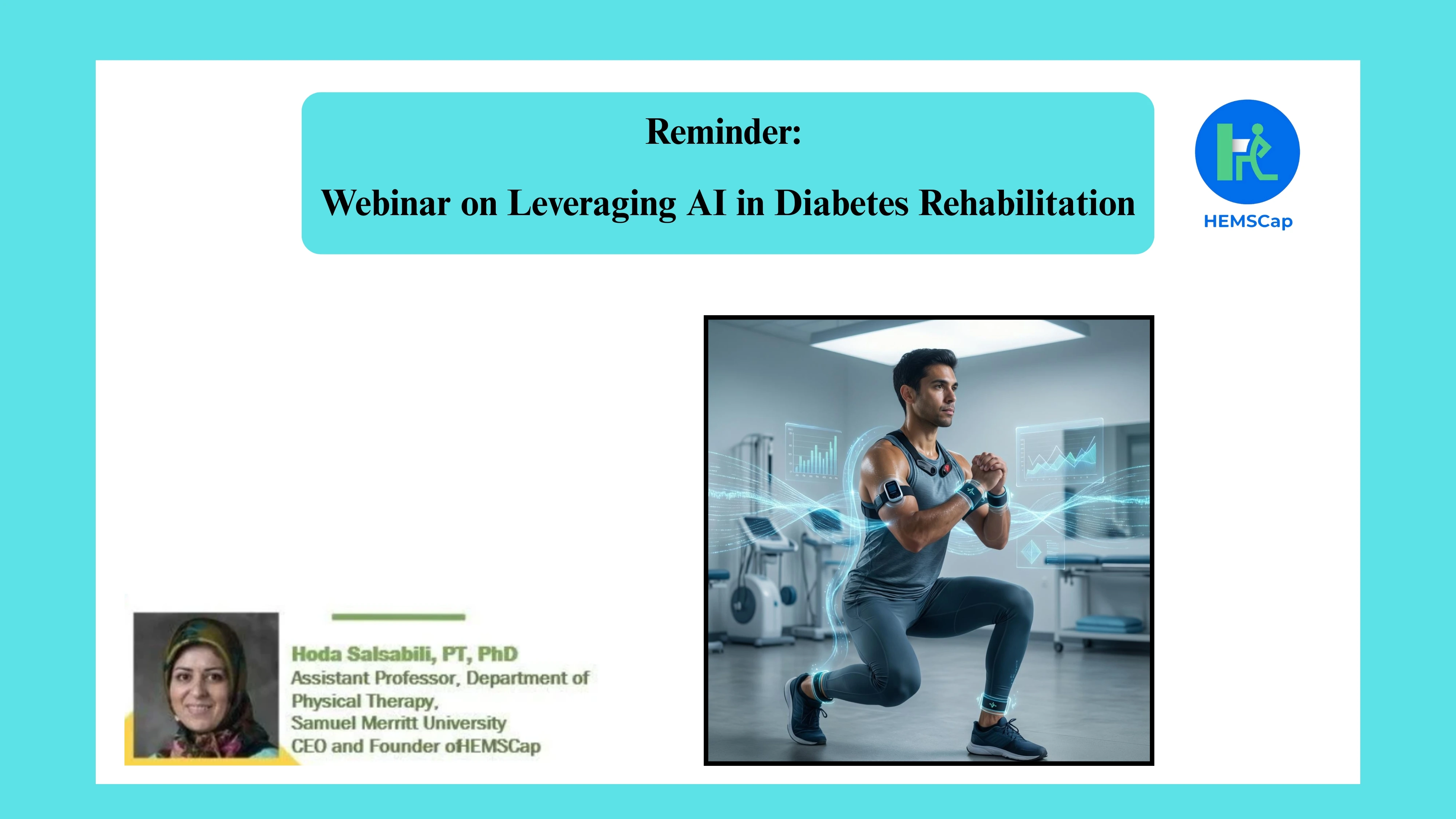 Webinar on Leveraging AI in Diabetes Rehabilitation